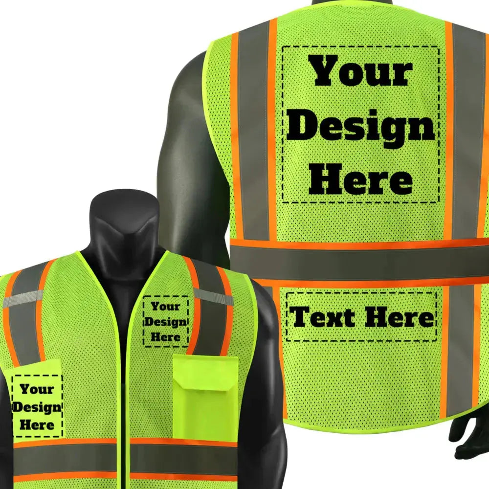 Custom Safety Vest for Enhanced Visibility – CustomTok