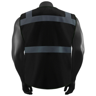 Custom Safety Vest with 11 Pockets Class 2 High Visibility Reflective Construction Workwear