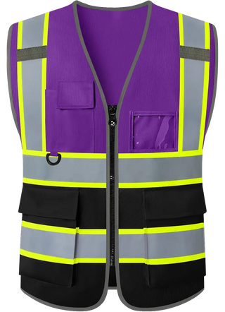 Chaleco de seguridad con logotipo personalizado, reflectante de alta visibilidad, clase 2, transpirable.