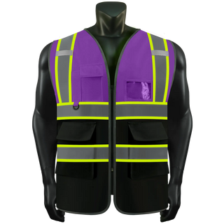 Custom Logo Safety Vest Class 2 High Visibility Reflective Vest Breathable Construction Vest CustomTok