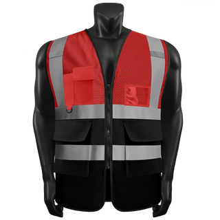 Custom Lightweight Mesh Safety Vests Breathable High-Visibility Gear for Hot Weather CustomTok