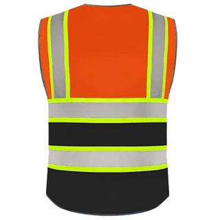 Chaleco de seguridad con logotipo personalizado, reflectante de alta visibilidad, clase 2, transpirable.