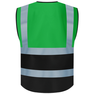 Chaleco de seguridad personalizado con logotipo, chaleco reflectante de alta visibilidad, clase 2, chaleco de trabajo de construcción de seguridad.