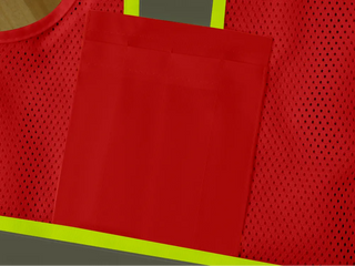 Custom Lightweight Mesh Reflective Vest 9 Pockets Perfect for Hot Weather, Outdoor Sports and Construction CustomTok