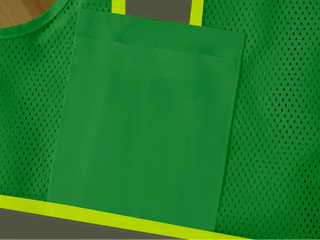 Custom Lightweight Mesh Reflective Vest 9 Pockets Perfect for Hot Weather, Outdoor Sports and Construction CustomTok