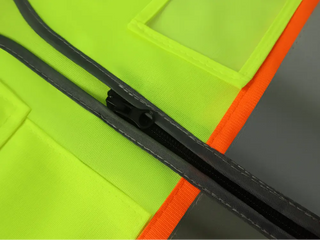 Custom Logo Safety Vest Class 2 High Visibility Reflective Vest Breathable Construction Vest CustomTok