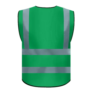 Chaleco de seguridad personalizado clase 2 reflectante de alta visibilidad con bolsillos para ropa de trabajo de construcción