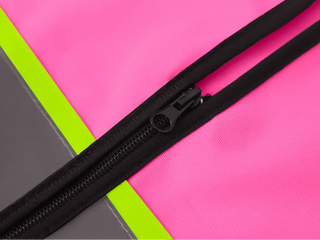 Custom Reflective High Visibility Safety Vest with 5 Pockets ＆Zipper Class 2 Adult Unisex Construction Security CustomTok