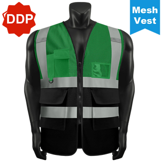 Custom Lightweight Mesh Safety Vests Breathable High-Visibility Gear for Hot Weather