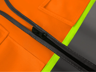Custom Logo Safety Vest Class 2 High Visibility Reflective Vest Breathable Construction Vest CustomTok