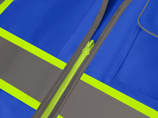 Custom safety vest Industrial-Grade Reflective Vest 9 Reinforced Pockets Durable Polyester for Tough Jobs CustomTok