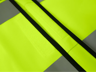 Custom Logo Safety Velcro Vest High visibility Vest Customize Logo Text Image Reflective Security Vest CustomTok