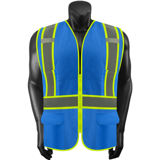 Breathable Mesh Safety Vest - High-Visibility & Reflective Free Custom Printing (S-4XL) CustomTok