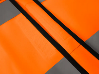 Custom Logo Safety Velcro Vest High visibility Vest Customize Logo Text Image Reflective Security Vest CustomTok