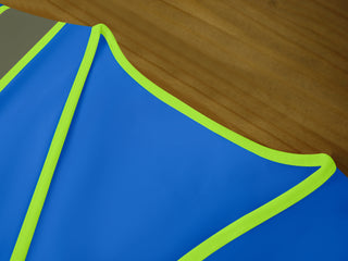 Custom Safety Vest Rugged Knit Reflective Vest 4 Pockets Tear-Resistant Polyester for Long-Lasting Use CustomTok