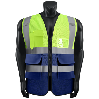 Custom Lightweight Mesh Safety Vests Breathable High-Visibility Gear for Hot Weather CustomTok
