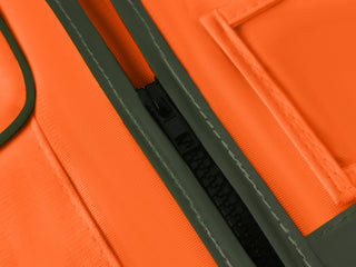 Custom Safety Vest Rugged Knit Reflective Vest 6 Pockets Tear-Resistant Polyester for Long-Lasting Use CustomTok