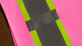 Custom Reflective Safety Vest 10 Utility Pockets Polyester for Breathability Ideal for construction, cycling & dog walking CustomTok