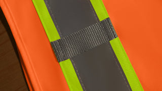 Custom Reflective Safety Vest 10 Utility Pockets Polyester for Breathability Ideal for construction, cycling & dog walking CustomTok