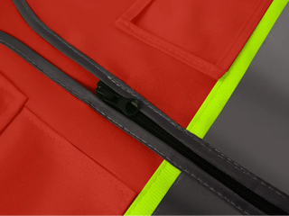 Custom Logo Safety Vest Class 2 High Visibility Reflective Vest Breathable Construction Vest CustomTok