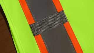 Custom Reflective Safety Vest 10 Utility Pockets Polyester for Breathability Ideal for construction, cycling & dog walking CustomTok
