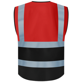 Chaleco de seguridad personalizado con logotipo, chaleco reflectante de alta visibilidad, clase 2, chaleco de trabajo de construcción de seguridad.