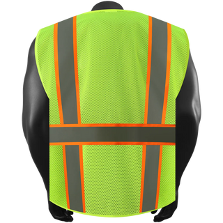 Breathable Mesh Safety Vest - High-Visibility & Reflective Free Custom Printing (S-4XL) CustomTok