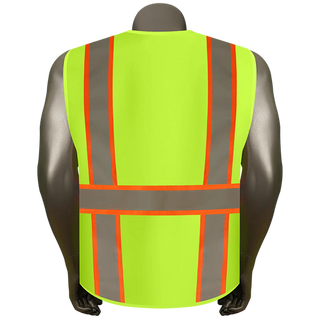Custom Reflective Safety Vest 10 Utility Pockets Polyester for Breathability Ideal for construction, cycling & dog walking CustomTok