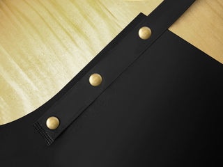 Premium Polyester Chef Apron Adjustable Neck & Waist Ties Stain-Resistant with Utility Pockets CustomTok