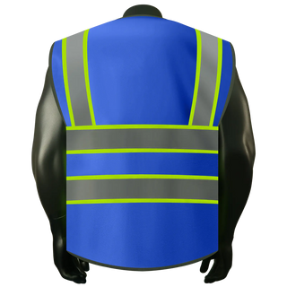 Custom safety vest Industrial-Grade Reflective Vest 9 Reinforced Pockets Durable Polyester for Tough Jobs CustomTok