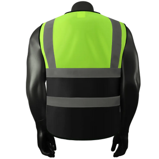 Custom Safety Vest logo Visibility Reflective Vest Class 2 Hi Vis Security Construction Work Vest CustomTok