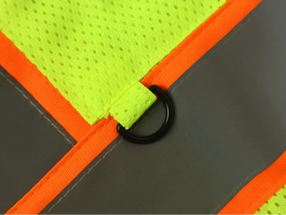 Custom Mesh Reflective Safety Vest with Zipper High Visibility Vest Outdoor Construction Protective Workwear CustomTok