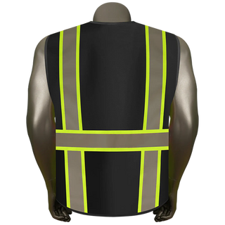 Custom Reflective Safety Vest 10 Utility Pockets Polyester for Breathability Ideal for construction, cycling & dog walking CustomTok