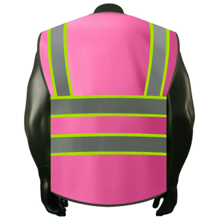 Custom safety vest Industrial-Grade Reflective Vest 9 Reinforced Pockets Durable Polyester for Tough Jobs CustomTok