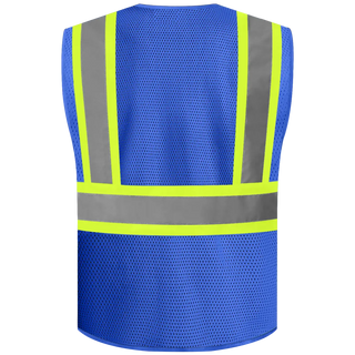 Breathable Mesh Safety Vest High-Visibility & Reflective Free Custom Printing (S-4XL)