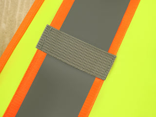 Custom Safety Vest Rugged Knit Reflective Vest 4 Pockets Tear-Resistant Polyester for Long-Lasting Use CustomTok