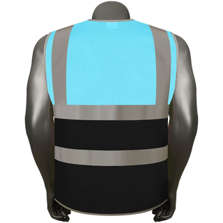 Custom Mesh Safety Vest Reflective Vest 6 Pockets Tear-Resistant Polyester for Long-Lasting Use CustomTok