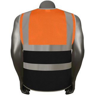 Custom Mesh Safety Vest Reflective Vest 6 Pockets Tear-Resistant Polyester for Long-Lasting Use CustomTok