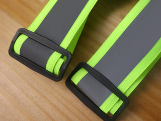 Custom 360° Reflective Suspenders Adjustable Safety Straps for Work, Running & Night Walks EN ISO 20471 Certified CustomTok