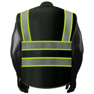 Custom safety vest Industrial-Grade Reflective Vest 9 Reinforced Pockets Durable Polyester for Tough Jobs CustomTok