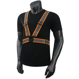Custom 360° Reflective Suspenders Adjustable Safety Straps for Work, Running & Night Walks EN ISO 20471 Certified CustomTok