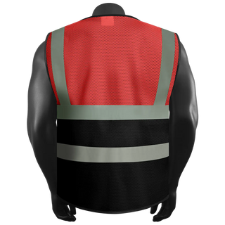 Custom Lightweight Mesh Safety Vests Breathable High-Visibility Gear for Hot Weather