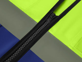 Chaleco de seguridad personalizado con logotipo, chaleco reflectante de alta visibilidad, clase 2, chaleco de trabajo de construcción de seguridad.