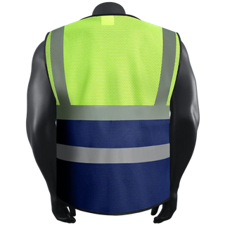Custom Lightweight Mesh Safety Vests Breathable High-Visibility Gear for Hot Weather CustomTok