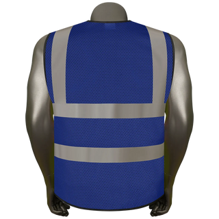 Custom Logo Mesh Safety Zipper Vest High Visibility Vest Customize Logo Text Image Reflective Security Vest CustomTok
