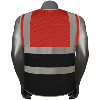 Custom Mesh Safety Vest Reflective Vest 6 Pockets Tear-Resistant Polyester for Long-Lasting Use CustomTok