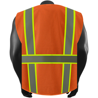 Breathable Mesh Safety Vest - High-Visibility & Reflective Free Custom Printing (S-4XL) CustomTok