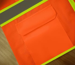 Breathable Mesh Safety Vest - High-Visibility & Reflective Free Custom Printing (S-4XL) CustomTok