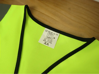 Custom Logo Safety Velcro Vest High visibility Vest Customize Logo Text Image Reflective Security Vest CustomTok