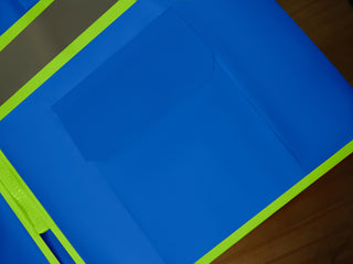 Custom Safety Vest Rugged Knit Reflective Vest 4 Pockets Tear-Resistant Polyester for Long-Lasting Use CustomTok